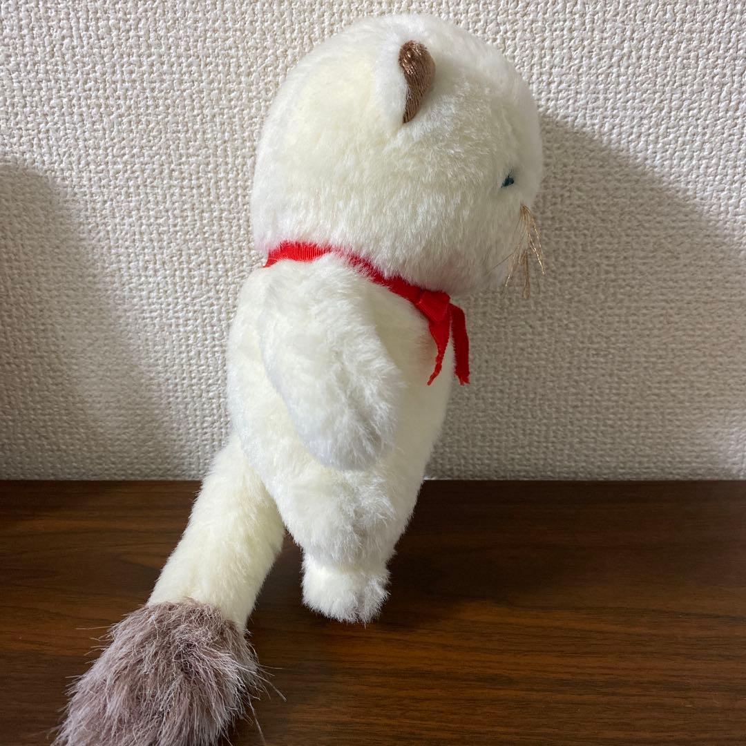 ハンドメイドぬいぐるみ作家そぼろ様作品　しろねこ　ぬいぐるみ　　♡レア♡