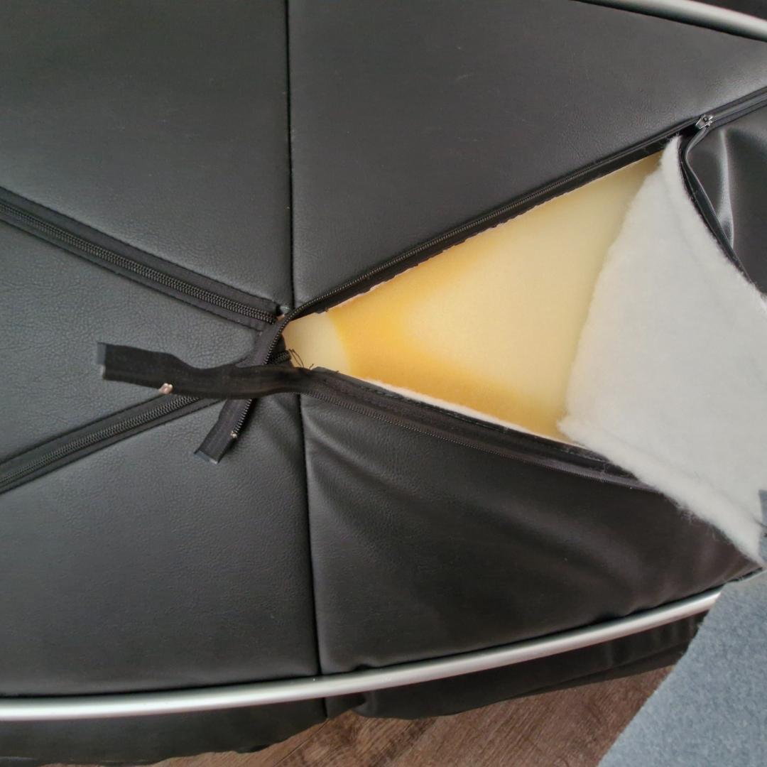 【期間限定】リーンロゼ　保証書付　カラン　２Pリクライニング　合皮ソファ　黒