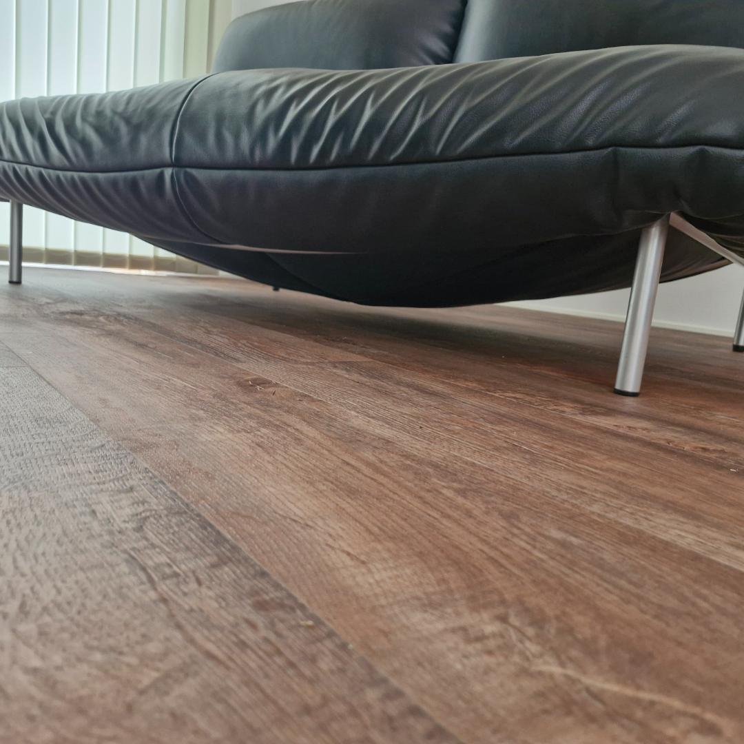 【期間限定】リーンロゼ　保証書付　カラン　２Pリクライニング　合皮ソファ　黒