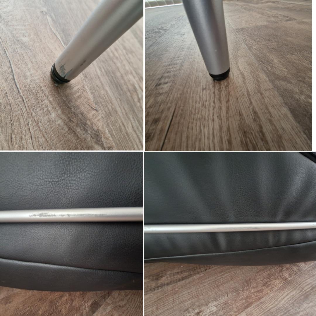 【期間限定】リーンロゼ　保証書付　カラン　２Pリクライニング　合皮ソファ　黒