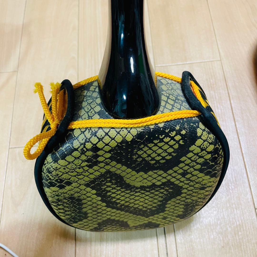 沖縄三線　三線　人工皮　ケース付き