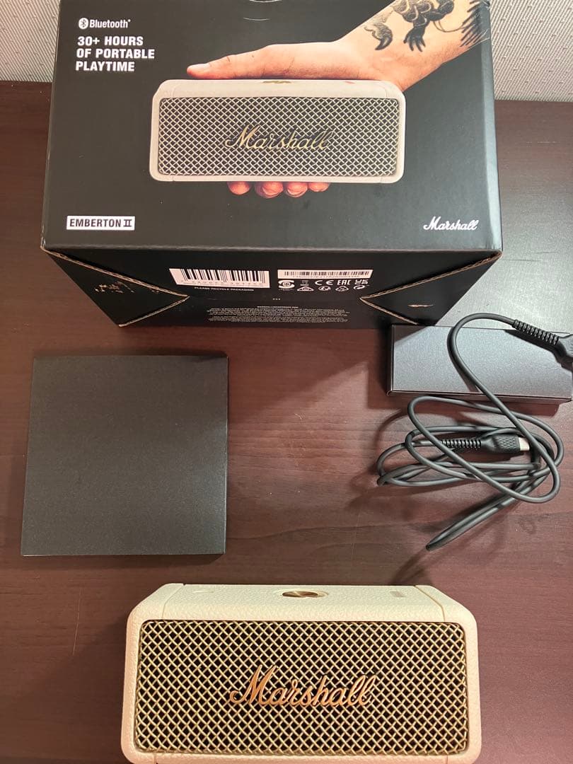 Marshall Emberton II ワイヤレススピーカー - cream