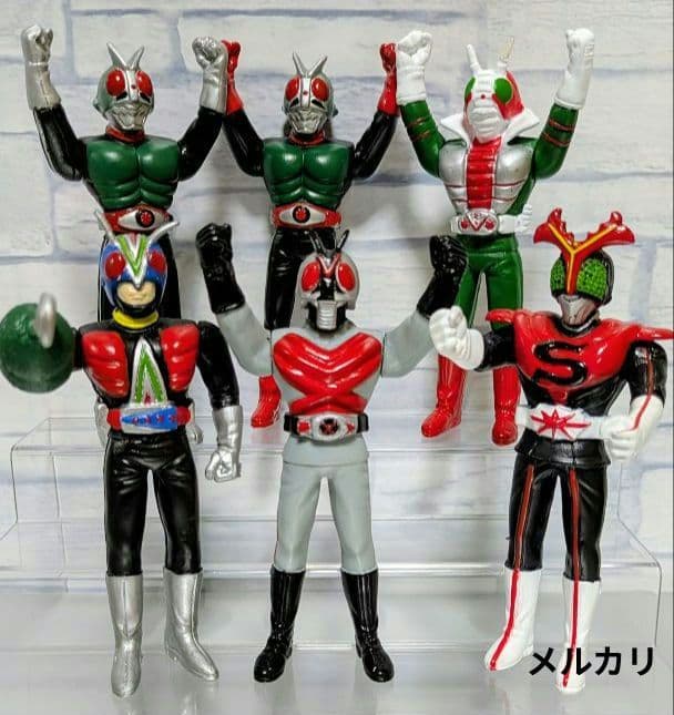仮面ライダー　ソフビ　フィギュア