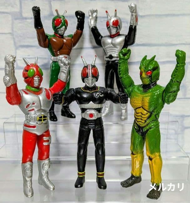 仮面ライダー　ソフビ　フィギュア