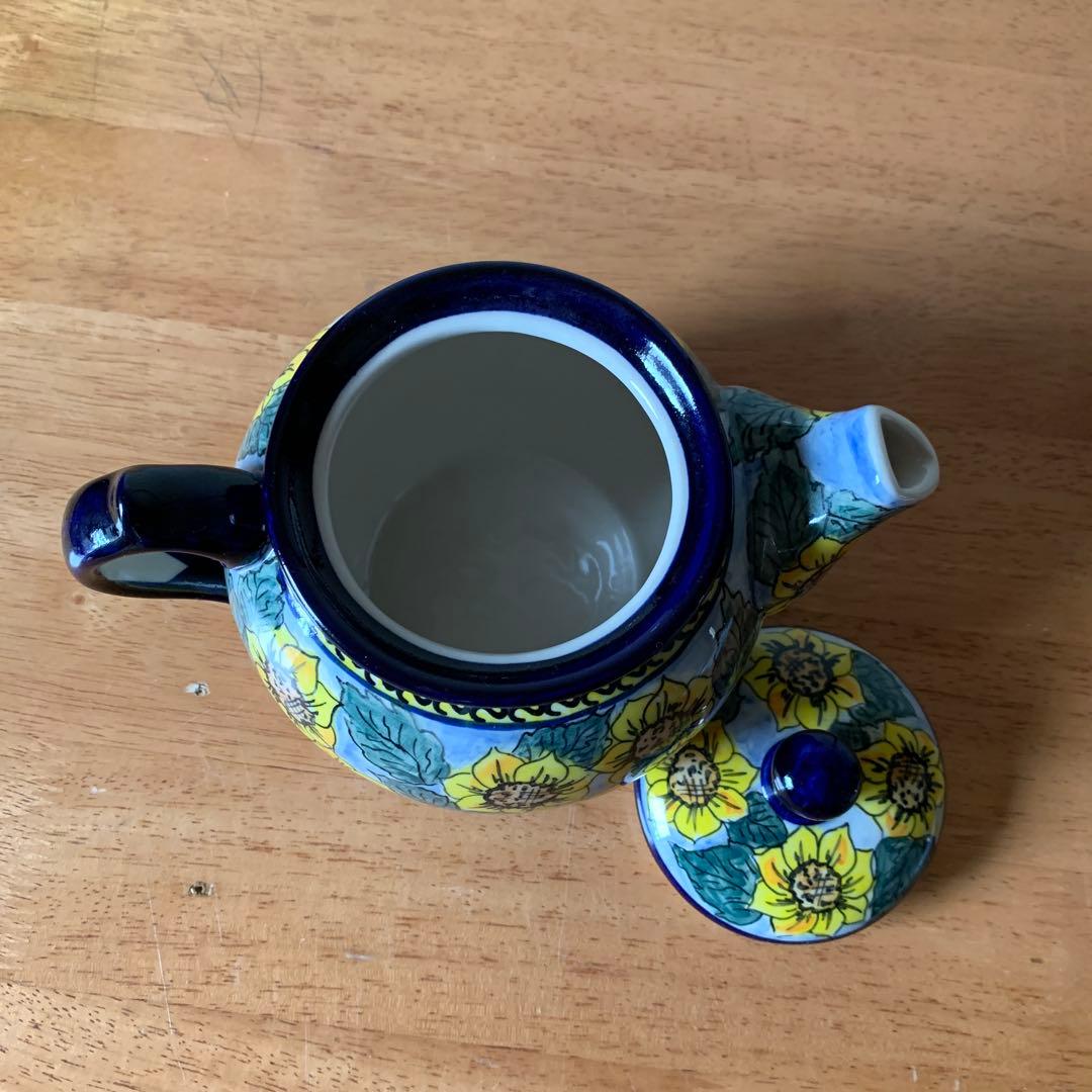 ポーランド陶器のティーポット