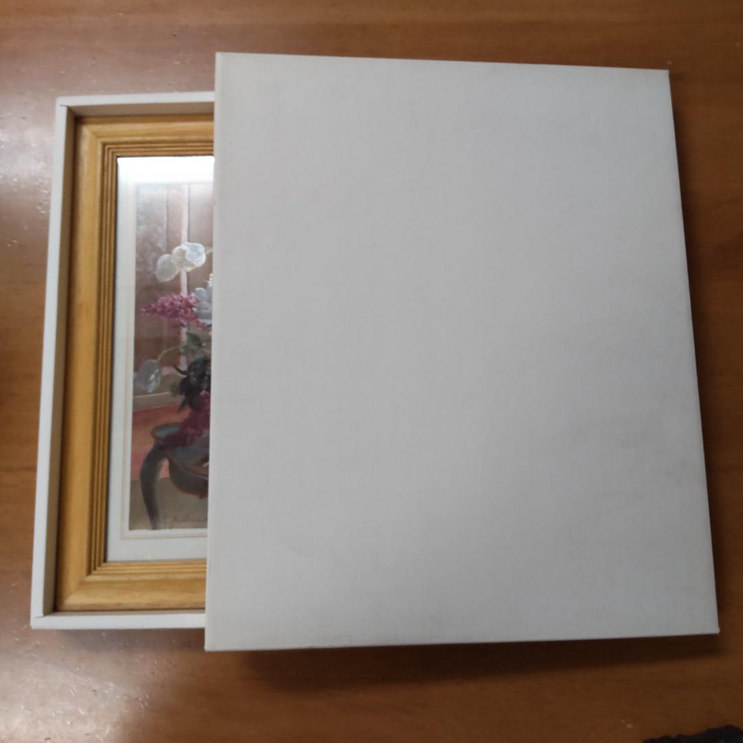 アート　額　特殊印刷　ノスタルジック　小説風