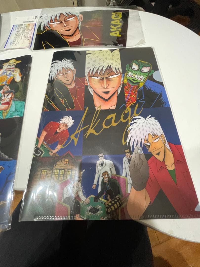 アカギ　黒沢セット　赤木しげる　2015ざわざわ展チケット半券付　未使用