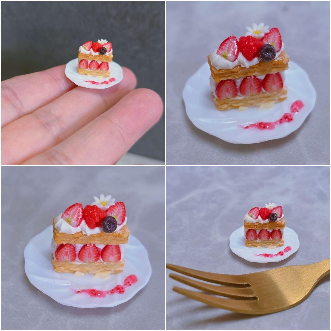 栗*ん様 【 苺のスイーツセット 】ミニチュアスイーツ