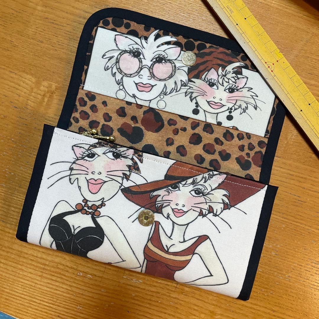 特価長財布　やりくり財布　ハンドメイド　トートバッグ　ハンドメイドロラライハリス