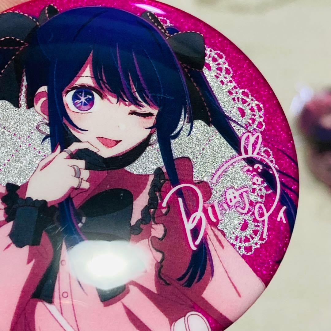 推しの子 推し袋 ドンキ・ホーテ2024 2025 アイ　グリッター&缶バッジ