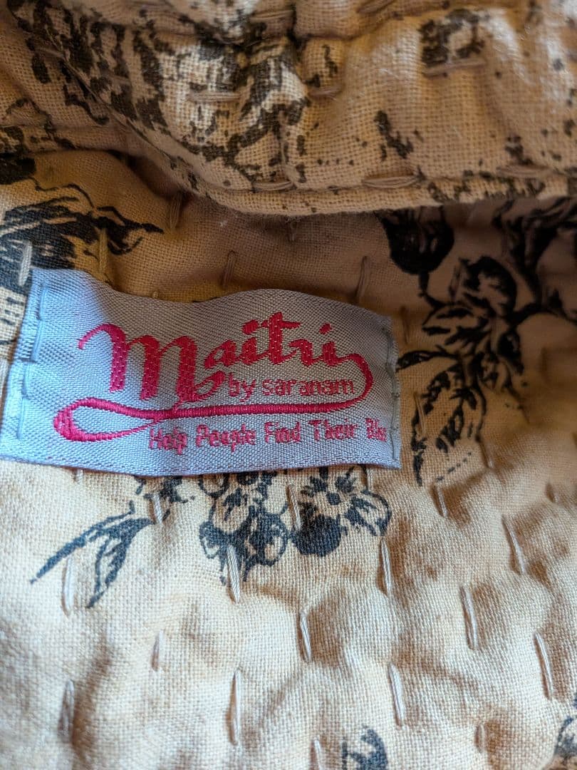 パッチワークキルティングバッグ