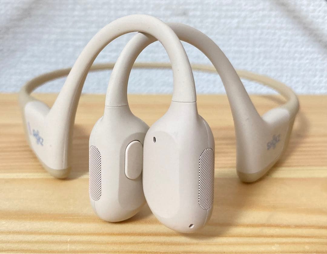 ☆希少カラー 美品 SHOKZ openrun pro 骨伝導イヤホン ベージュ