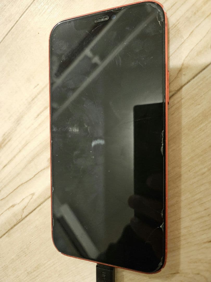 simフリー　iPhone 12 RED 128gb 訳アリ難アリ