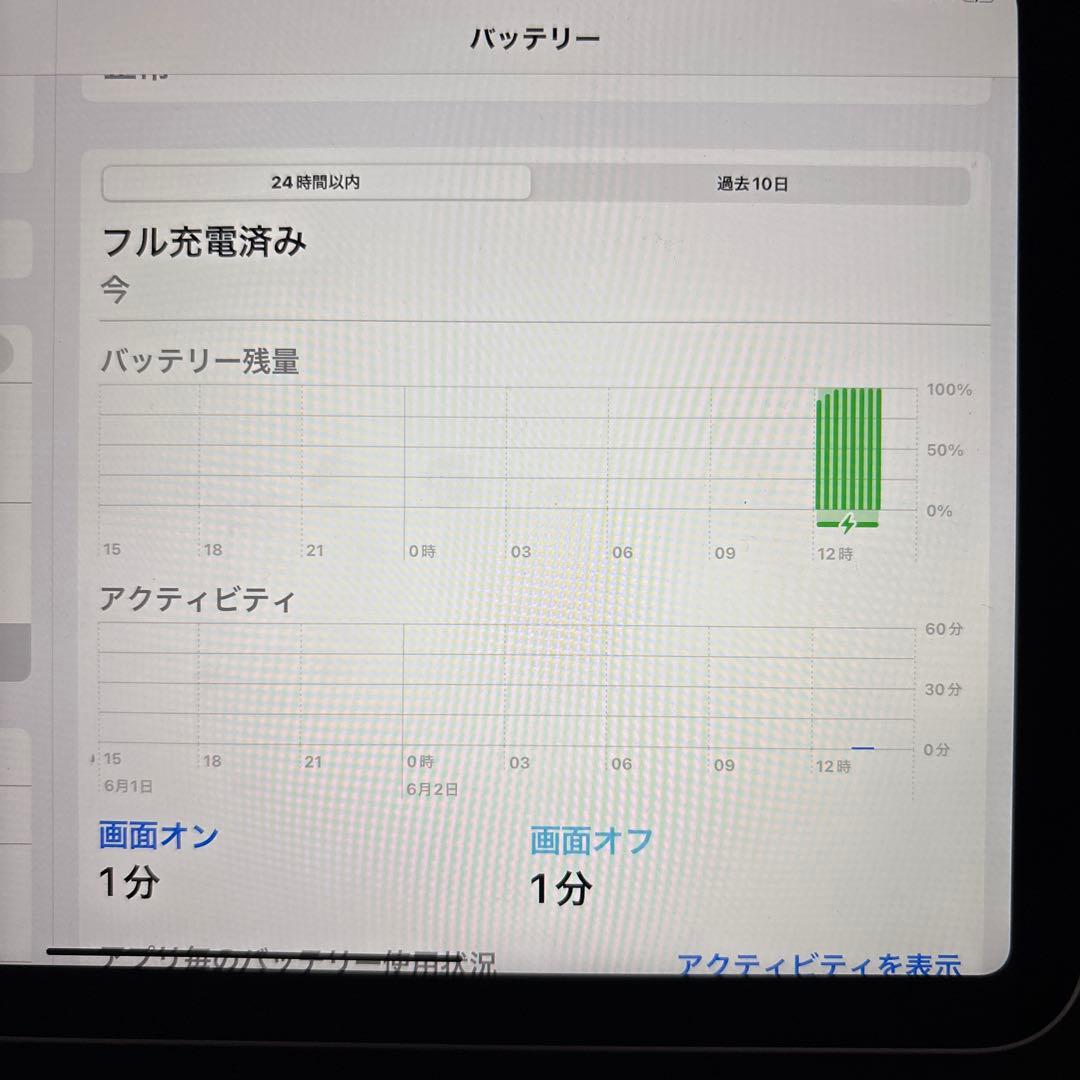 iPad mini128GB紫Smart Folio フラワーオブライフシール付