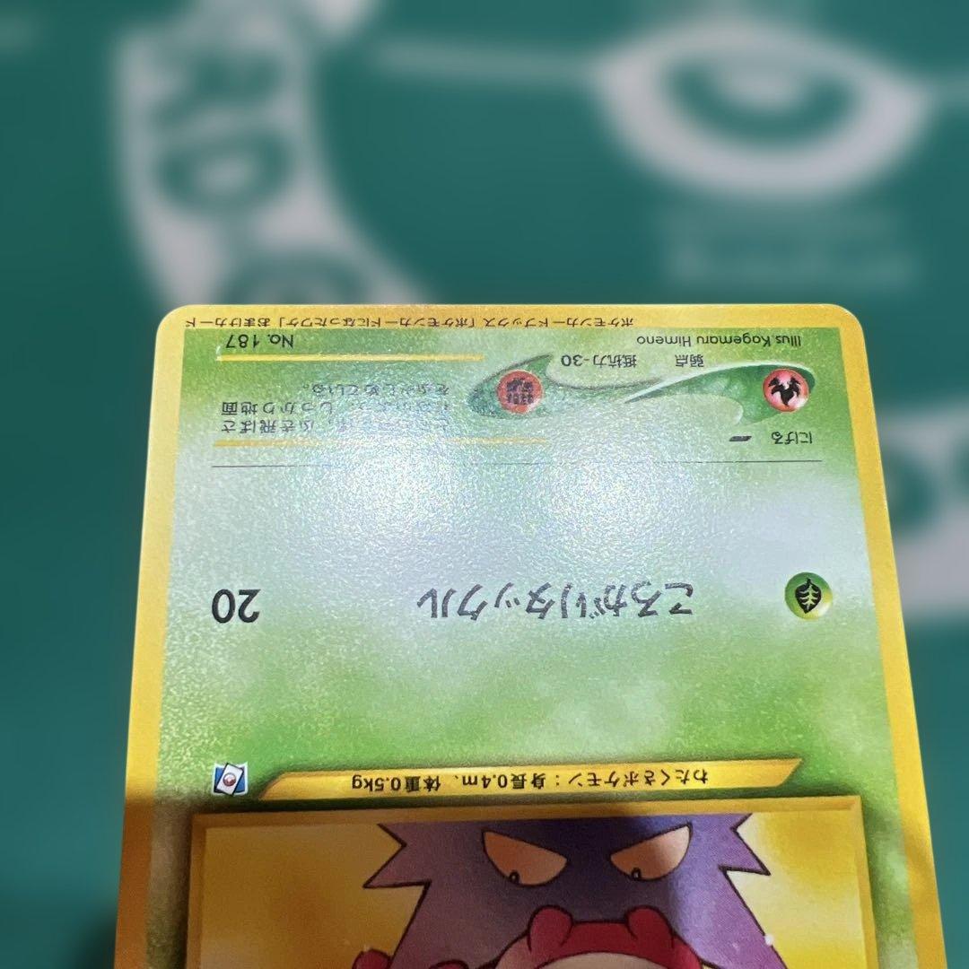 ポケモンカード旧裏　ポケモンカードになったわけ　　おまけカード　ハネッコ