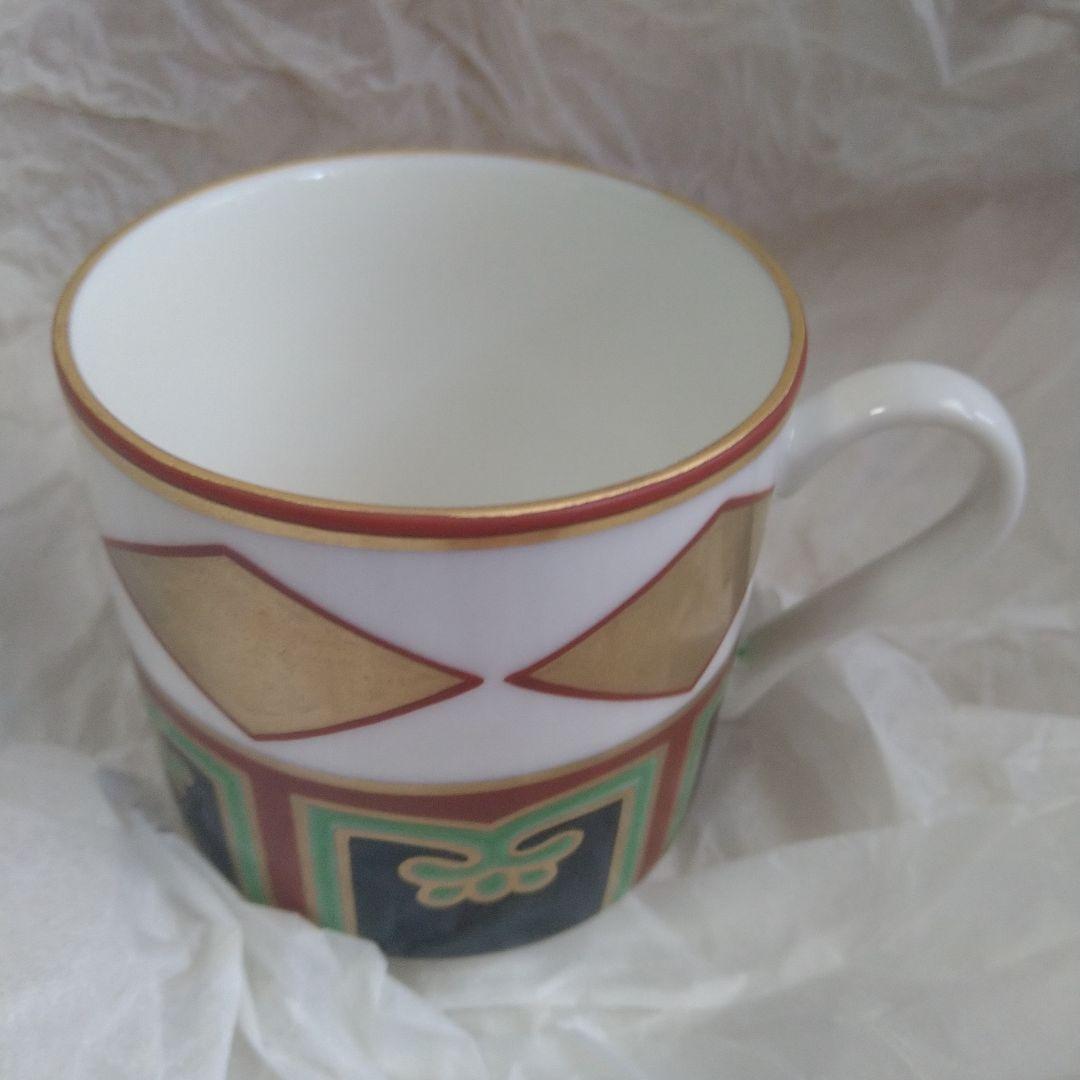 MOA美術館 蔵珍窯 仁清写色絵金銀コーヒーカップ 2客　廃盤品