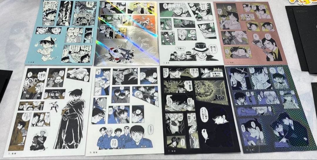 名探偵コナン　シールくじ　探偵たちの捜査ファイル　コンプ　松田　警察学校　高明