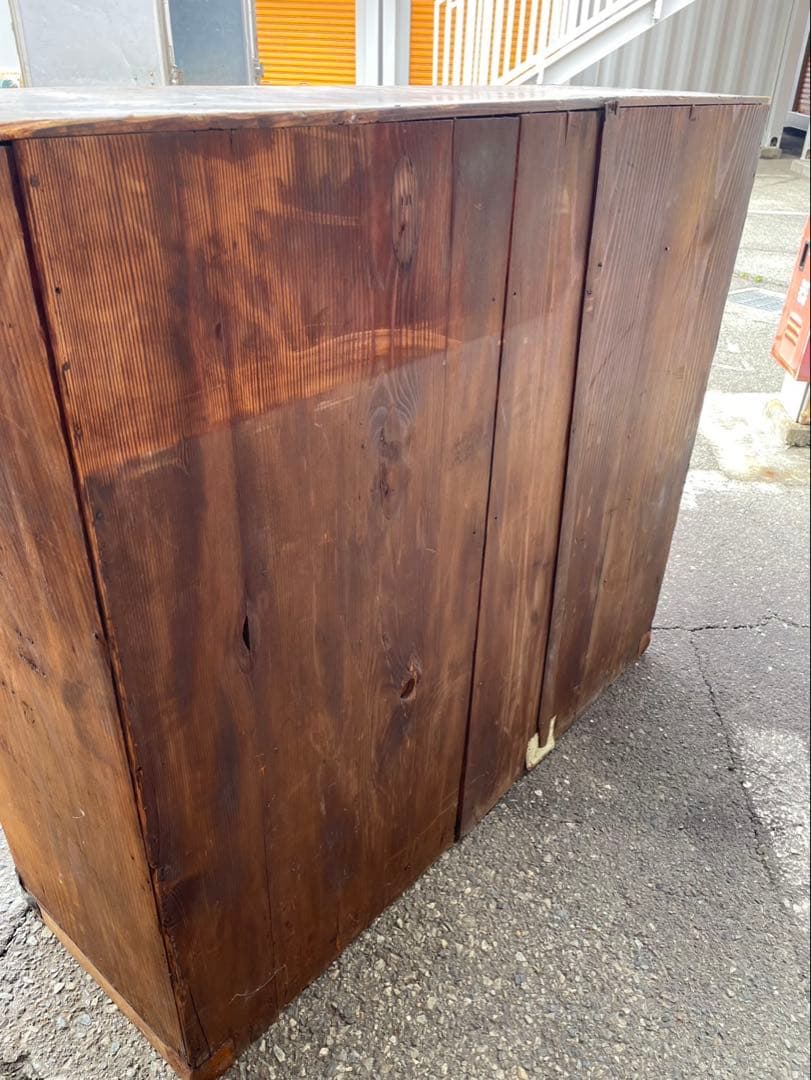 ヴィンテージ　昭和レトロ　木製和風チェスト 8引き出し