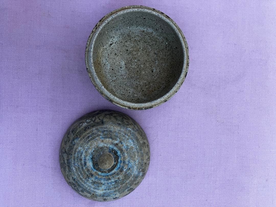 唐津立鶴御紋茶碗・香合