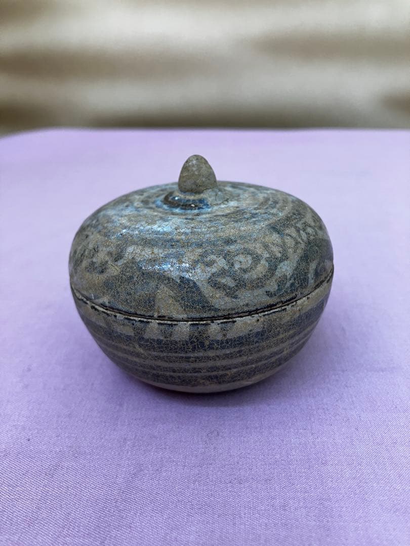 唐津立鶴御紋茶碗・香合