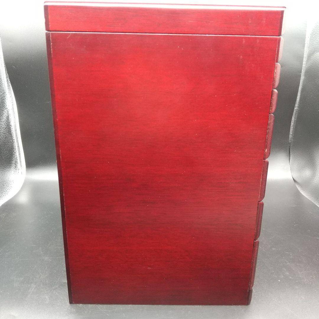 木製 ジュエリーケース 宝石箱 7引き出し アクセサリーボックス