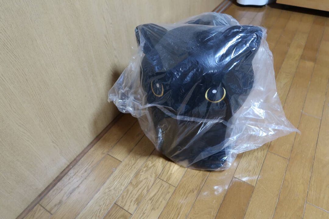 ヤマト運輸　非売品　黒猫のぬいぐるみ 約W50×H50×D85cm