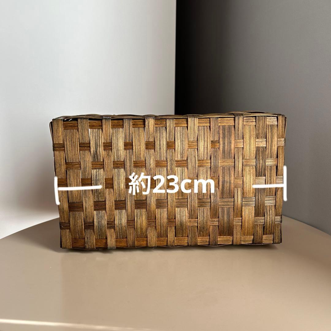 バッグ かご カゴ バスケット レトロ ビンテージ アンティーク 収納 昭和