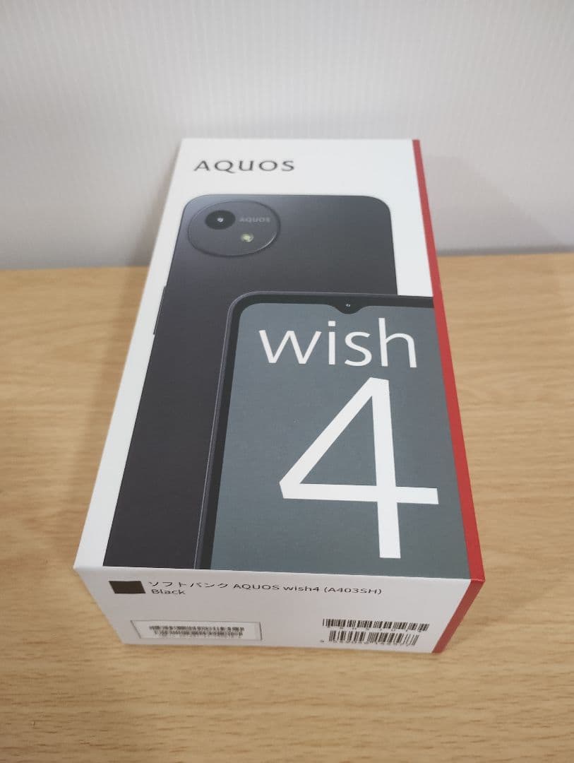a*6様 スマホ　AQUOS wish 4　バッテリー良好　A403SH