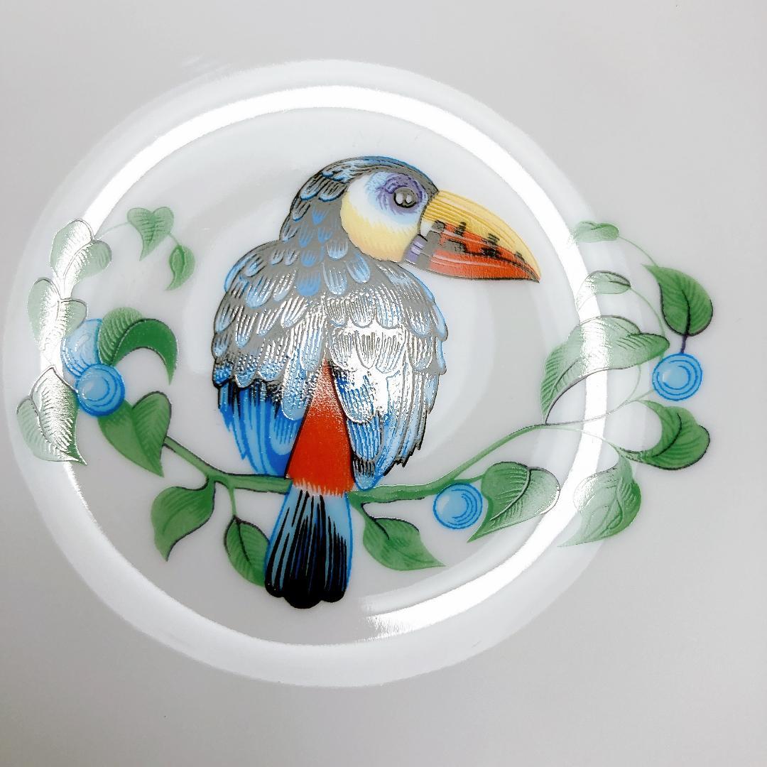 希少 未使用 HERMES トゥカン 小皿　エルメス　|4332|☆