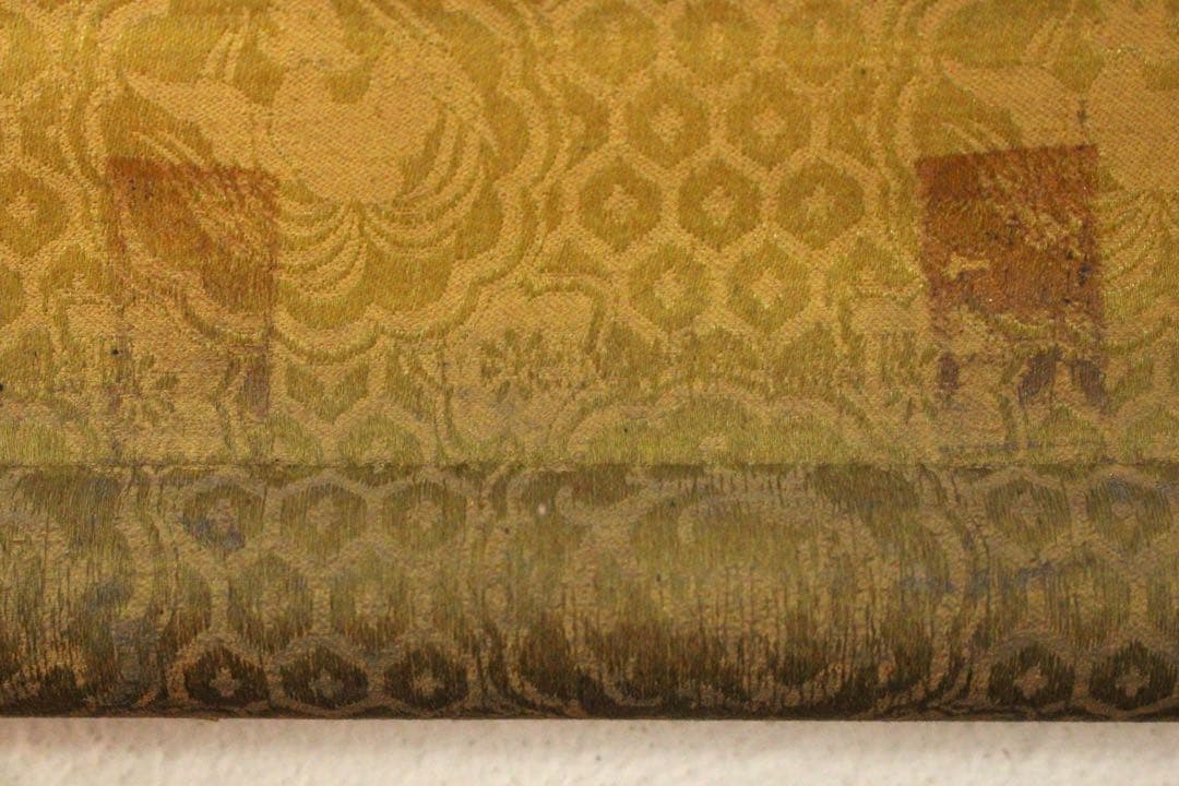 No5744掛軸　越後国長岡市山田町稲荷社印　二字書　紙本　神道　護符　送料無料