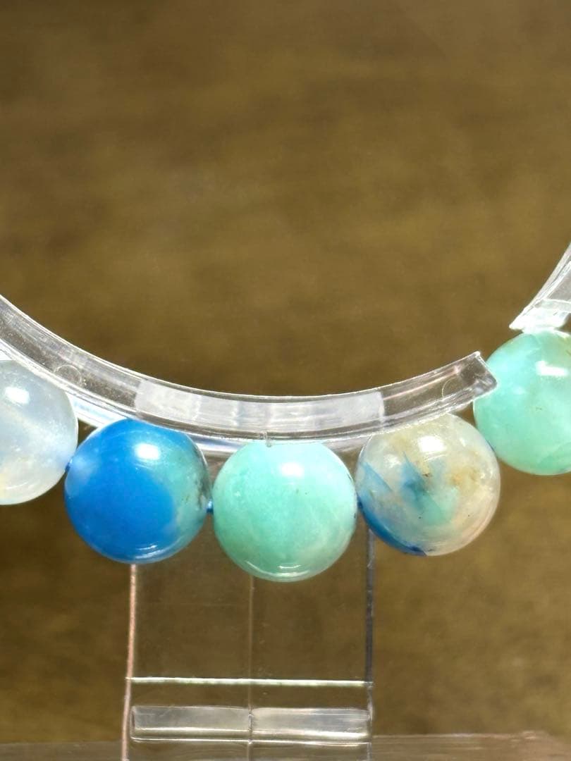 【新入荷】　希少　グラノブラスチック　ブレス 9.3㎜（新品未使用）レアストーン