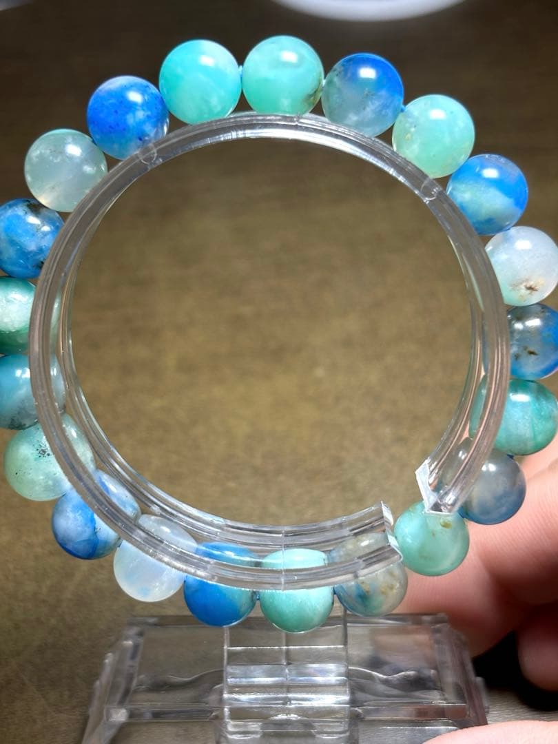 【新入荷】　希少　グラノブラスチック　ブレス 9.3㎜（新品未使用）レアストーン