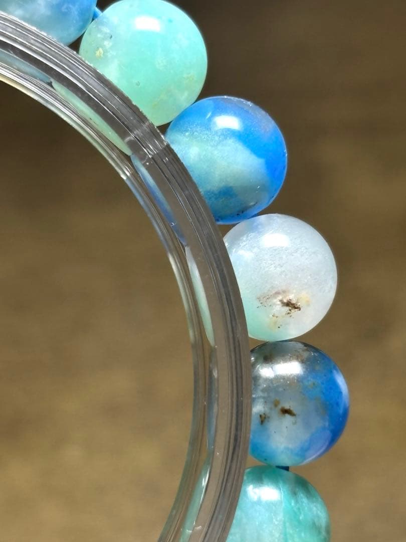 【新入荷】　希少　グラノブラスチック　ブレス 9.3㎜（新品未使用）レアストーン