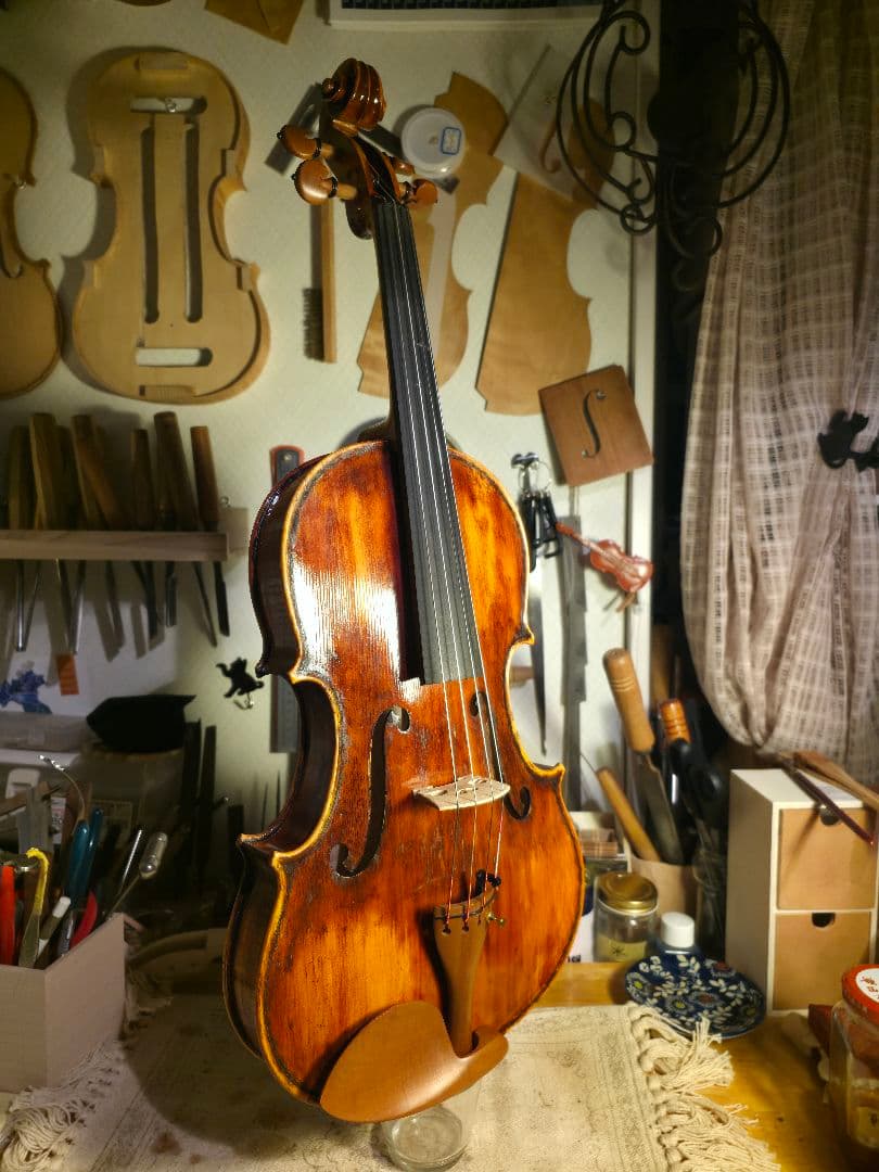 【新作.製作楽器⑧】ビオラ15.5インチ39.5cm　オリジナル※2026