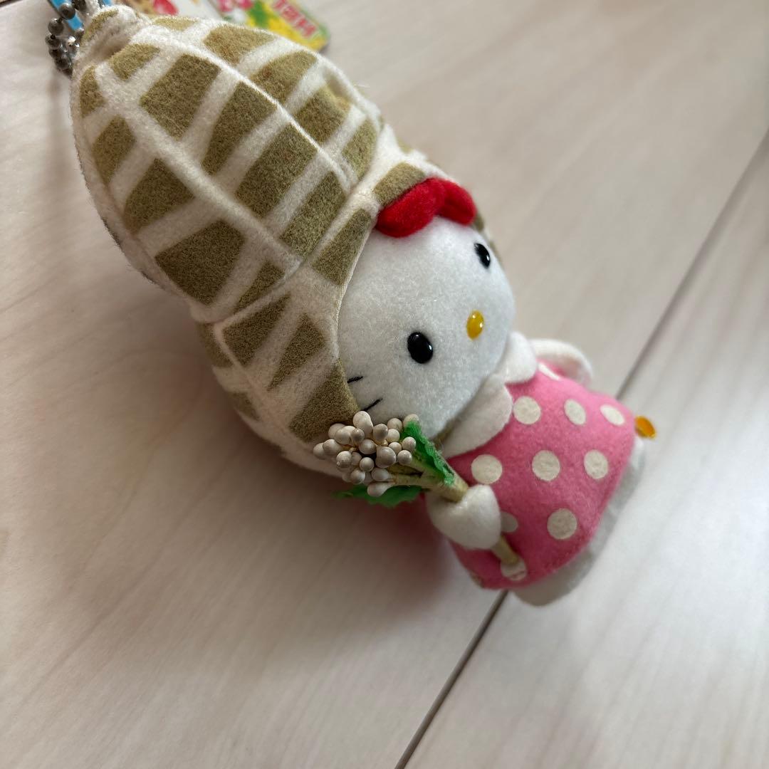 ご当地キティ 千葉 房総限定 落花生 ぬいぐるみ マスコット キーホルダー