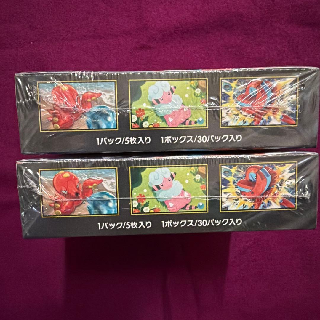 ポケモンカードニンジャスピナ シュリンク付き2BOXセット
