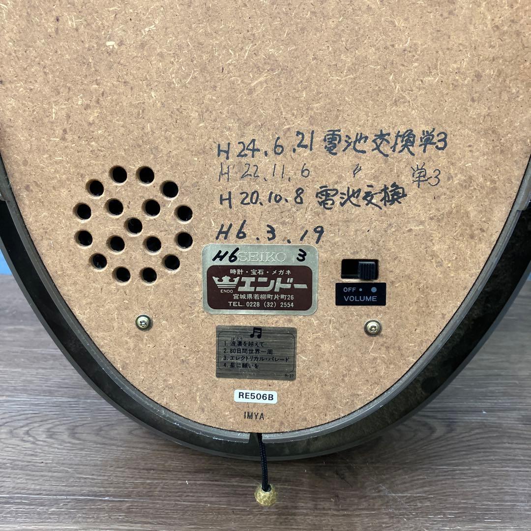 E-2 昭和レトロ 希少 SEIKO セイコー からくり時計 パペット