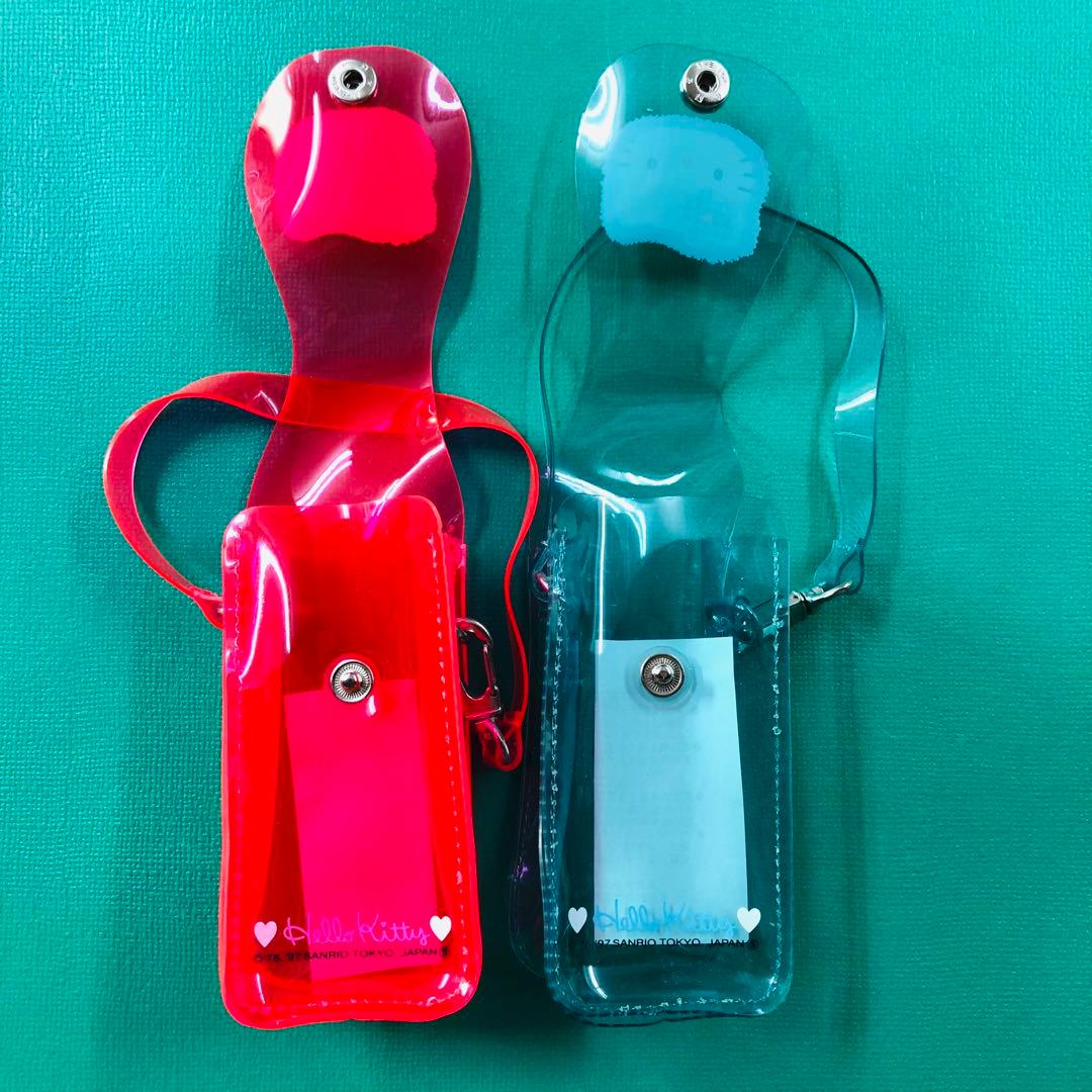 1997年製 レア★ハローキティ ビニール ガラケーケース ポーチ 小物入れ