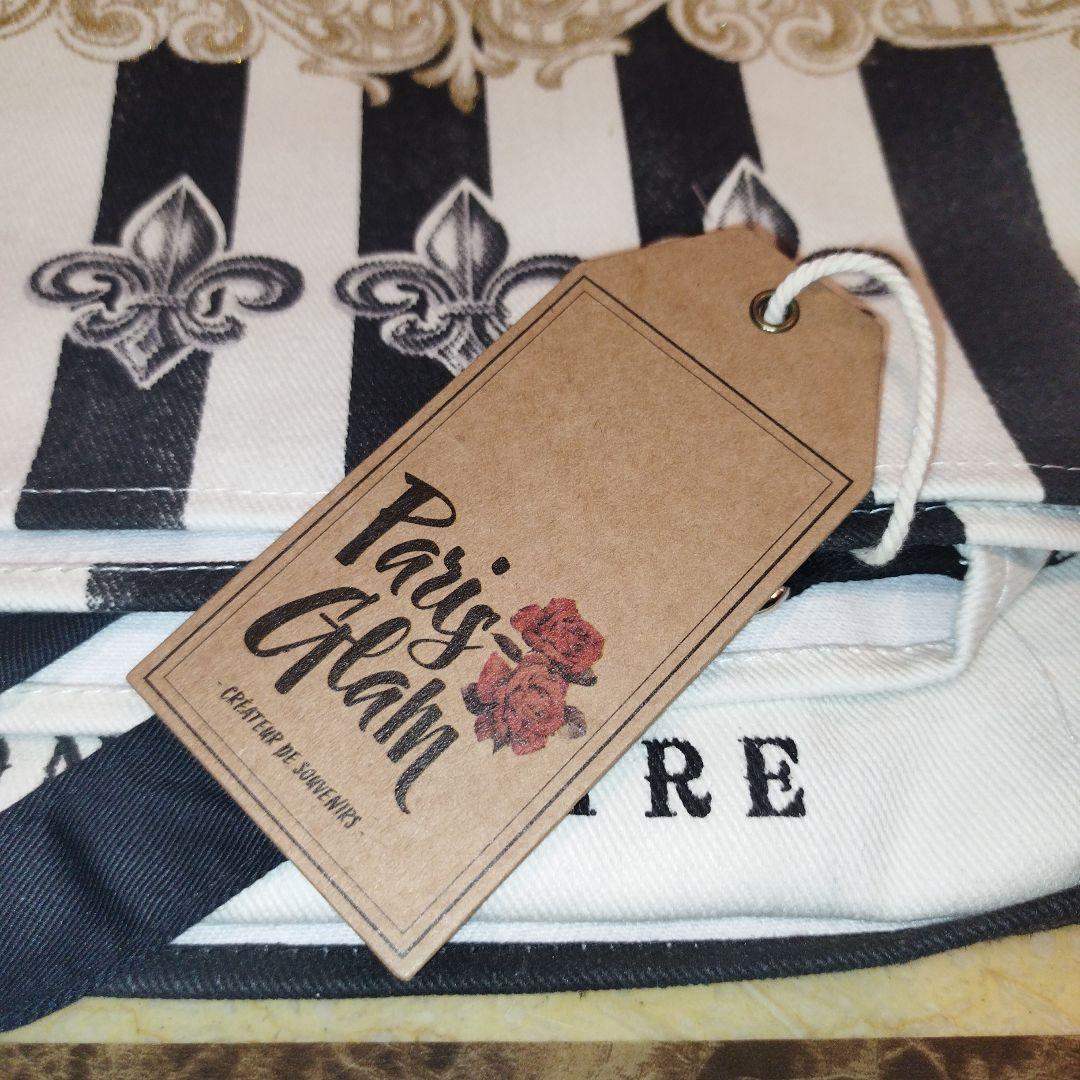 パリ　ビストロ　カフェ　エプロン　フランス直輸入　新品