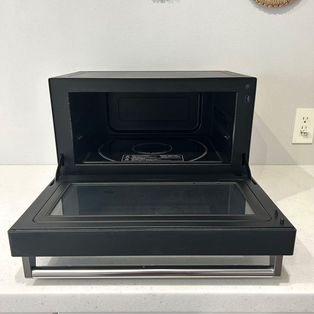 [ジャンク品] BALMUDAオーブンレンジ ブラック(エラーE04)2018年