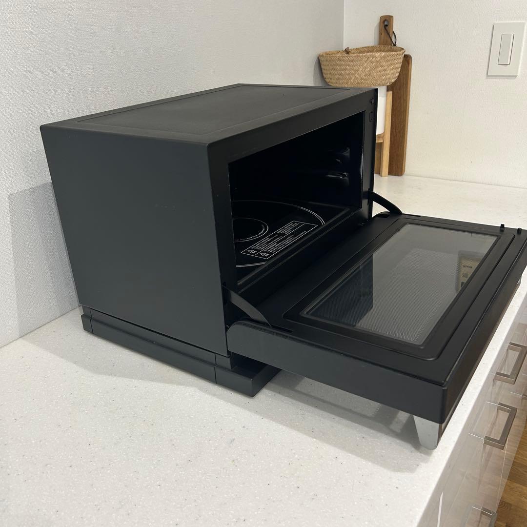 [ジャンク品] BALMUDAオーブンレンジ ブラック(エラーE04)2018年