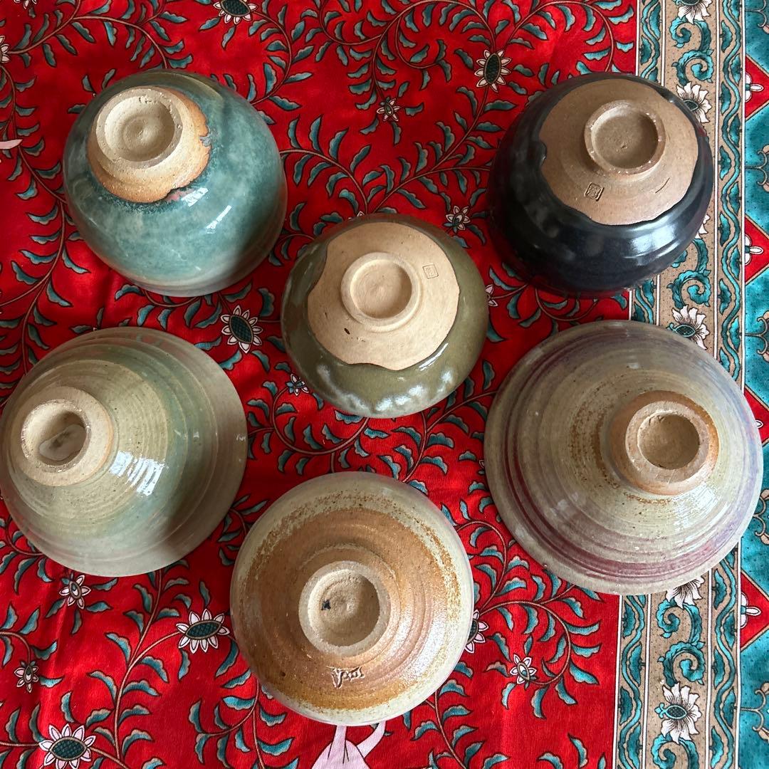 陶器　抹茶茶碗　茶碗　小鉢 6点