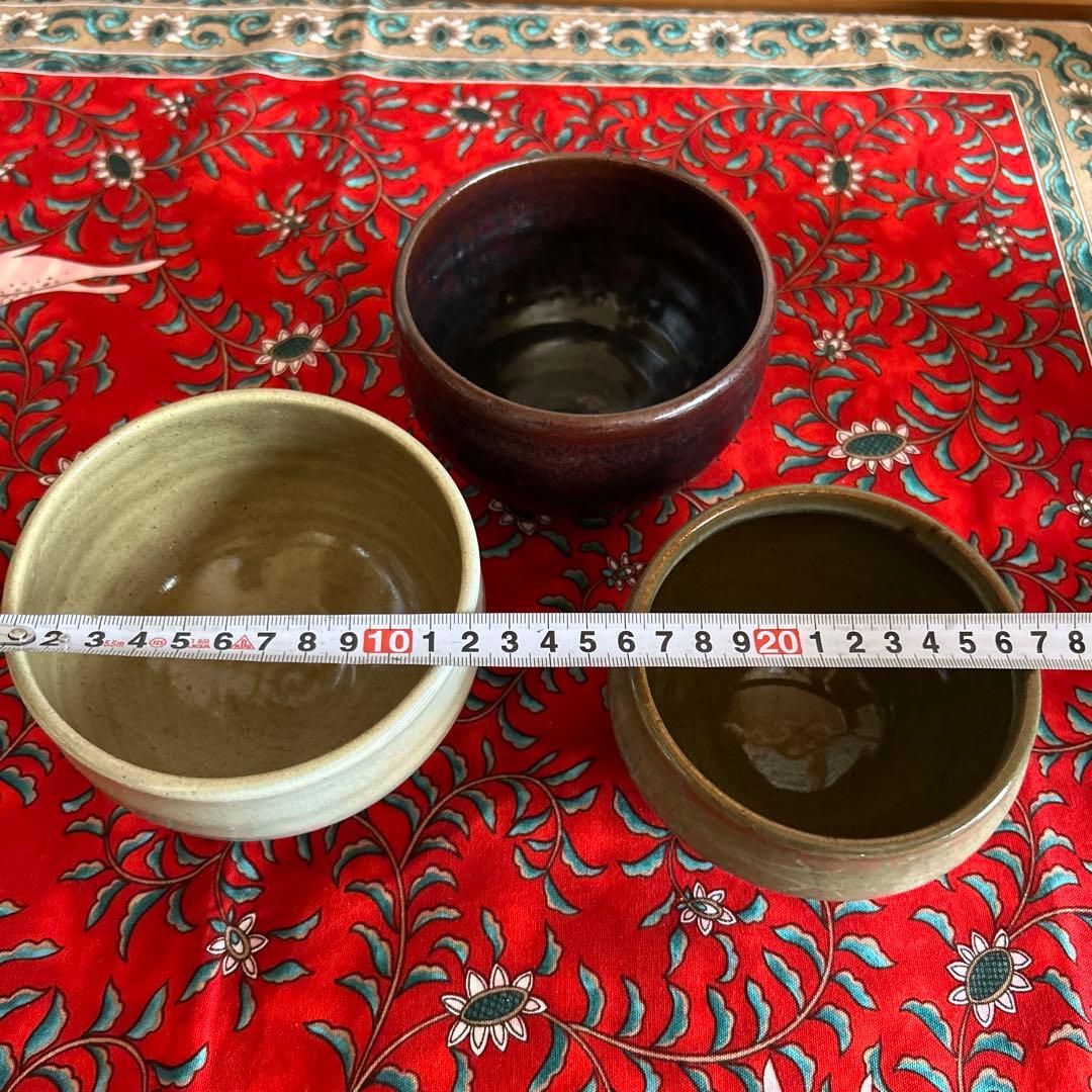 陶器　抹茶茶碗　茶碗　小鉢 6点