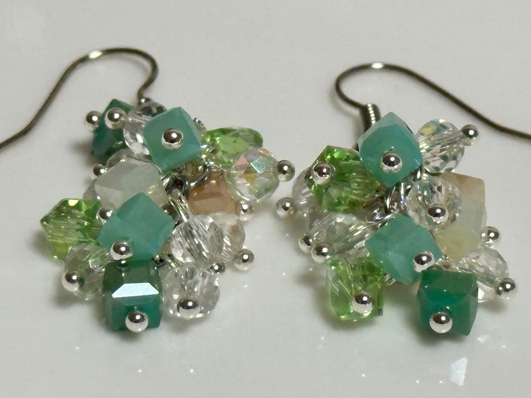 専用ガラスビーズピアスハンドメイド