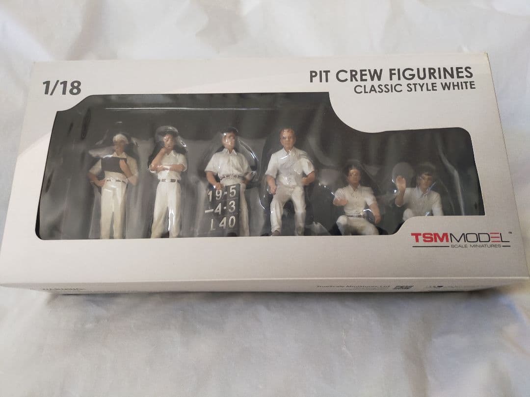 【中古】TSM 1/18 F1 ピットクルー フィギュア (6体セット)