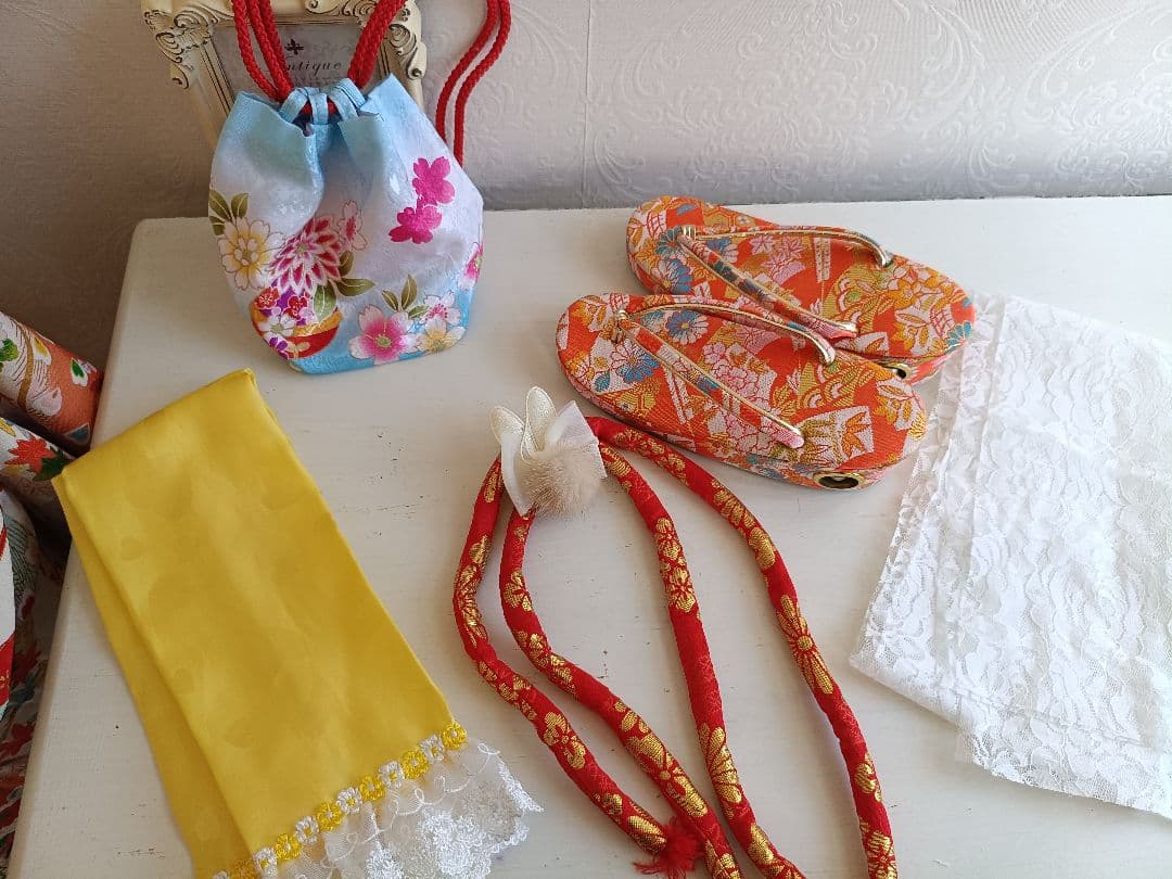 アンティークピンクの着物単品