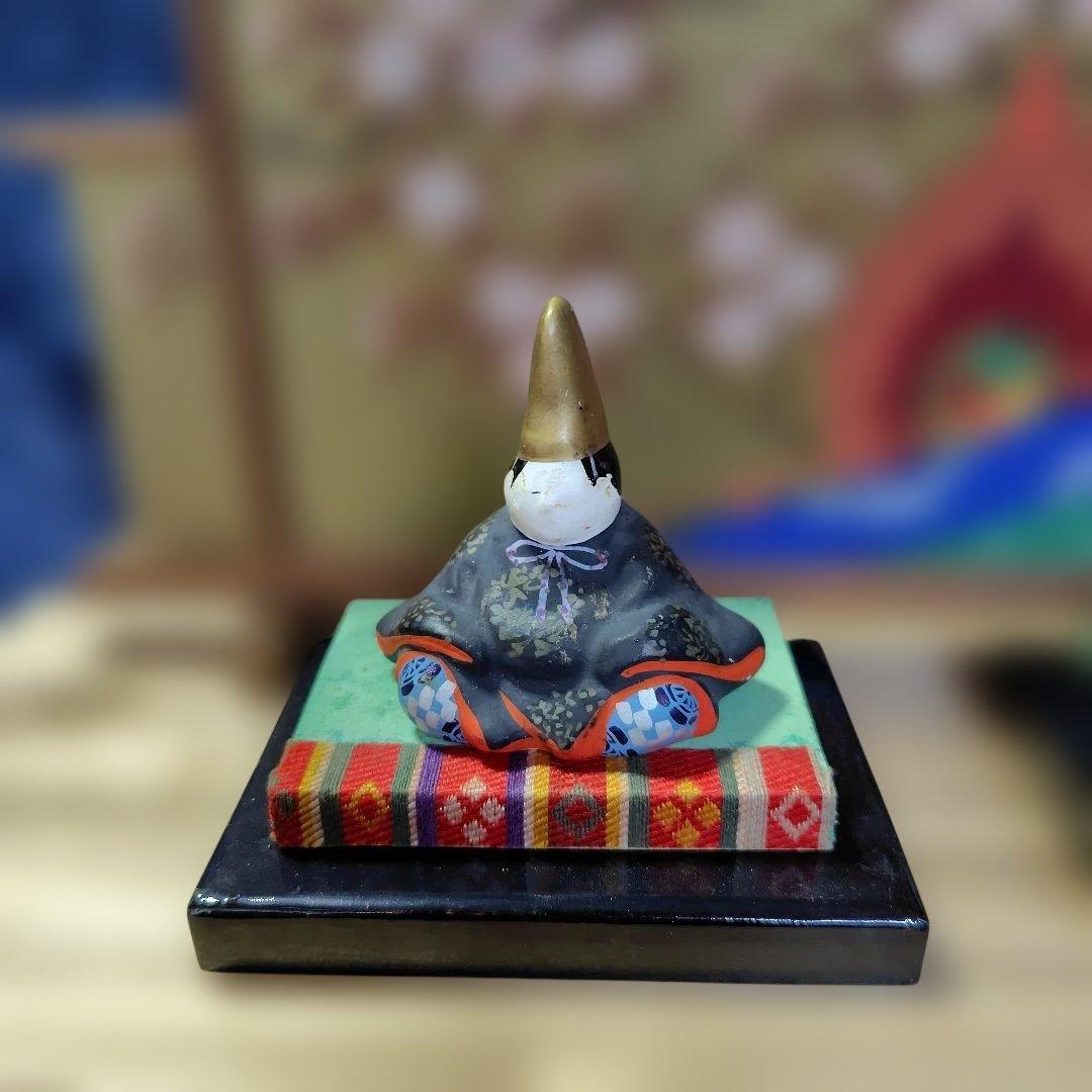 【古い】ミニチュア雛人形セット( 土人形)