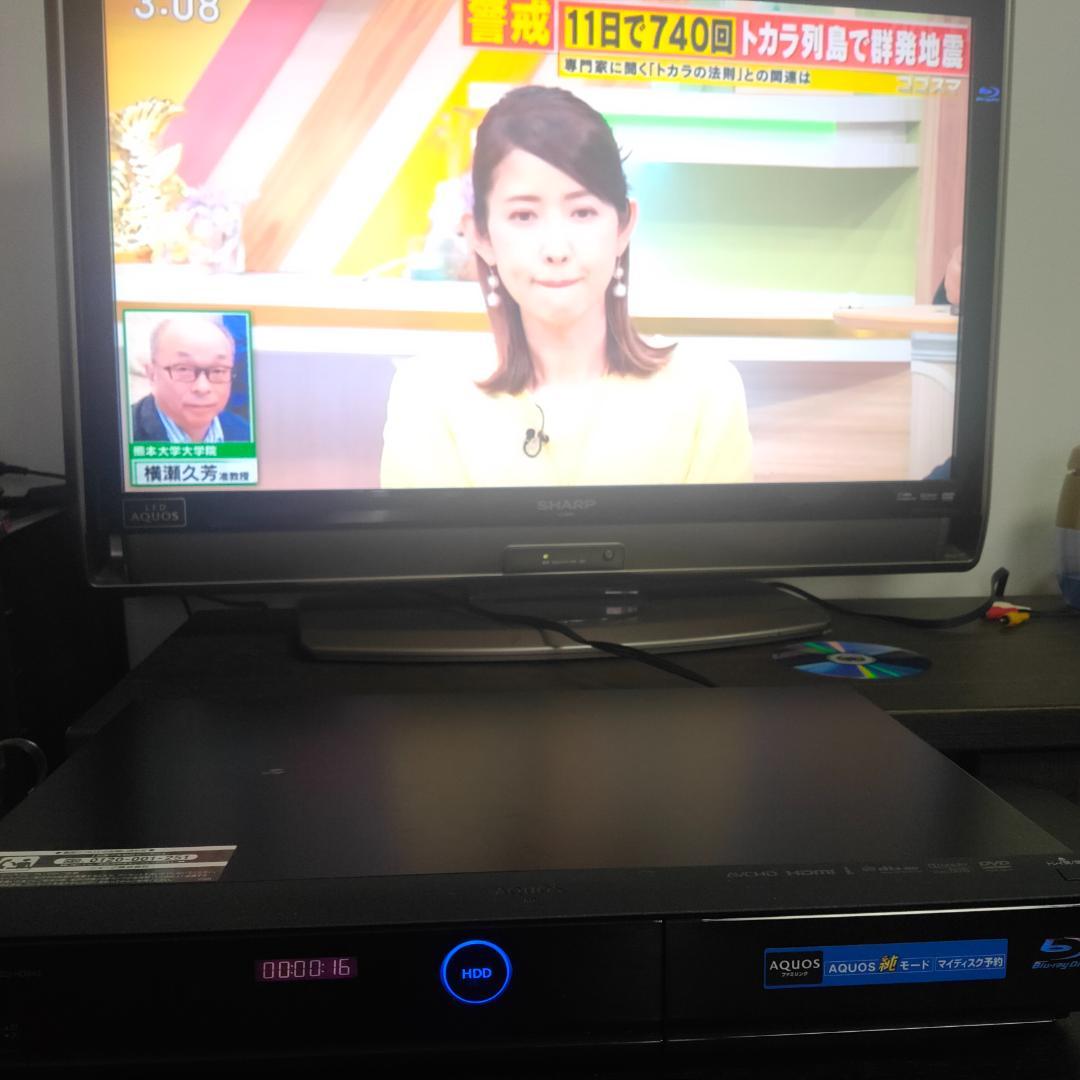 SHARP　BD-HDS43　シャープ　ブルーレイレコーダー　動作確認済み
