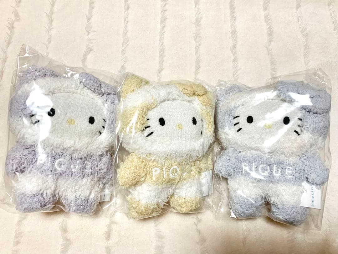 sanrio house ジェラピケ もこもこキティ ぬいぐるみチャーム