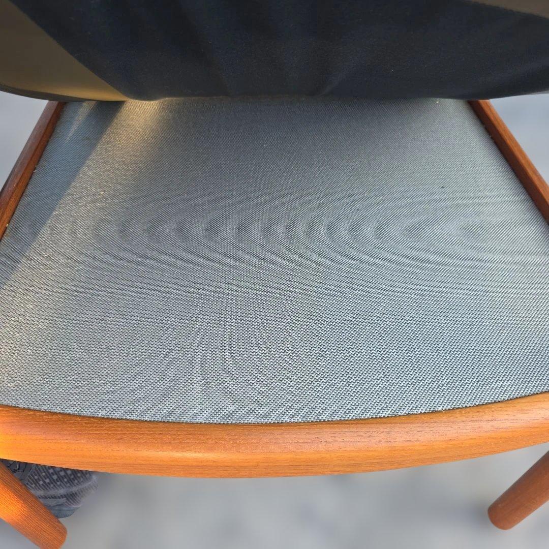 ナ*ニ様 日田工芸 ヴィンテージ チーク無垢材×本革 アームチェア ダイニング